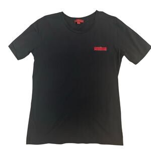 Burberry sport men's black short sleeve cotton t-shirt logo on chest size M